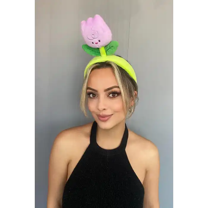 Karışık Renk Lale Figürlü Taç