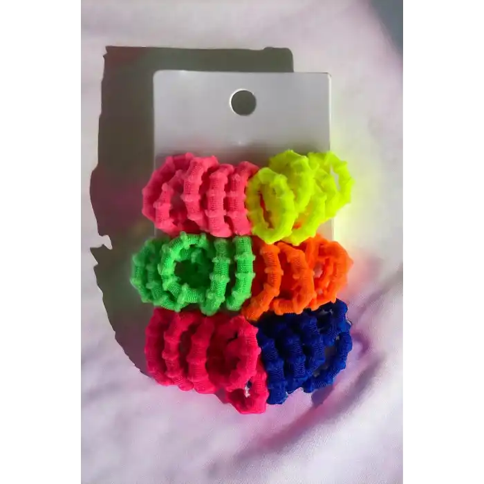 Karışık Renk Lastik Toka Set