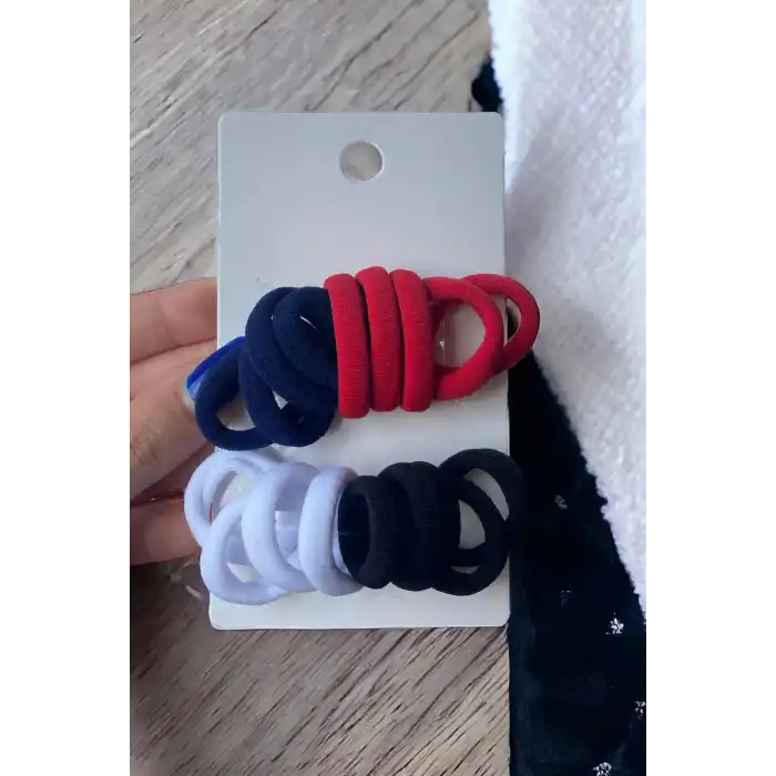 Karışık Renk Lastik Toka Set