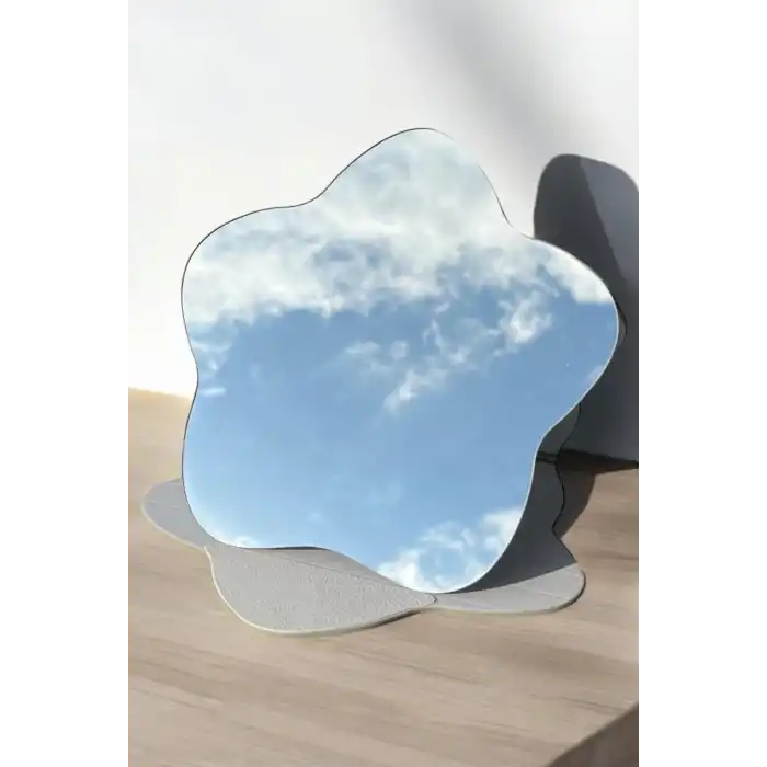 Karışık Renk Okay Yazılı Çocuk Figürlü Masa Aynası