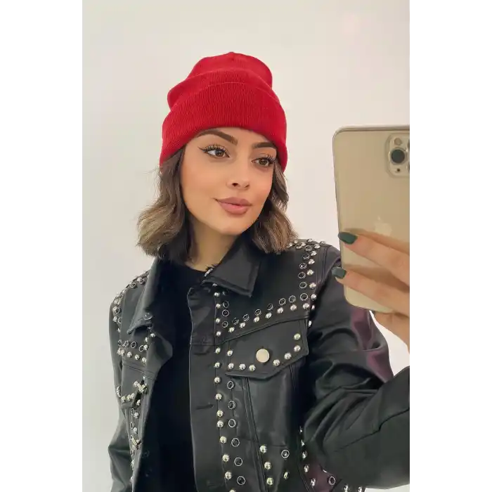 Kırmızı Renk Bere/ Şapka