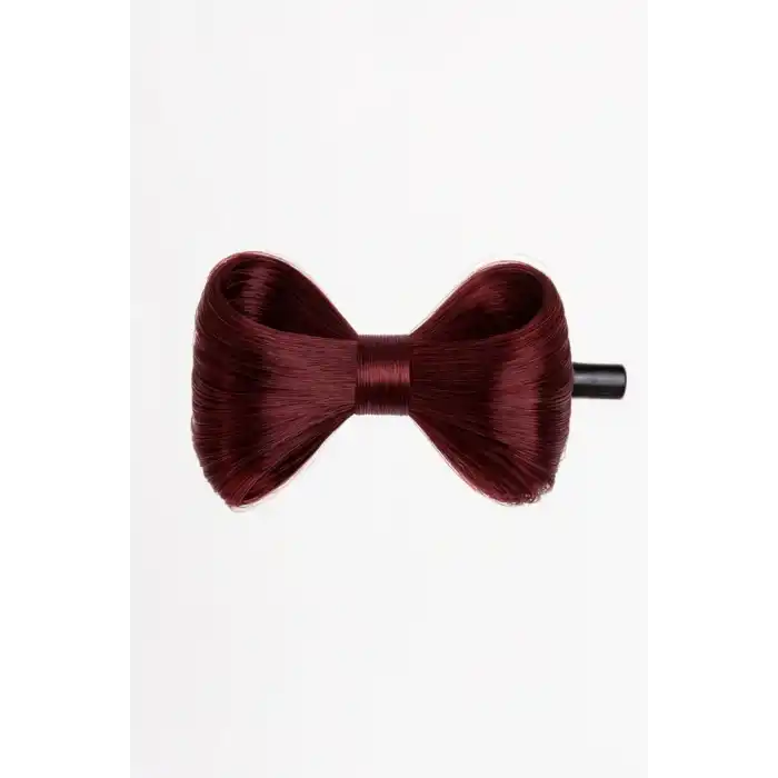 Kızıl Renk Saçlı Kurdele Figürlü Pens Toka