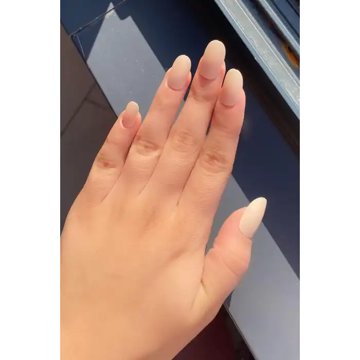 Krem Renk 24lü Takma Tırnak Seti