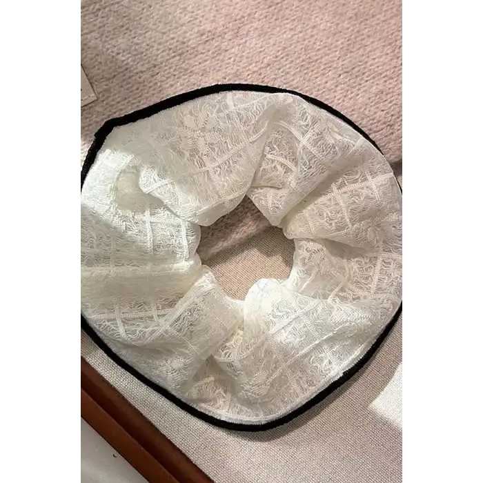 Krem Ve Siyah Renk Simit Toka