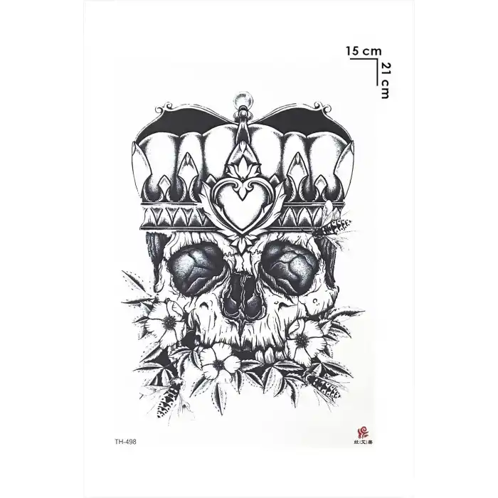 Kurukafa Geçici Dövme Tattoo