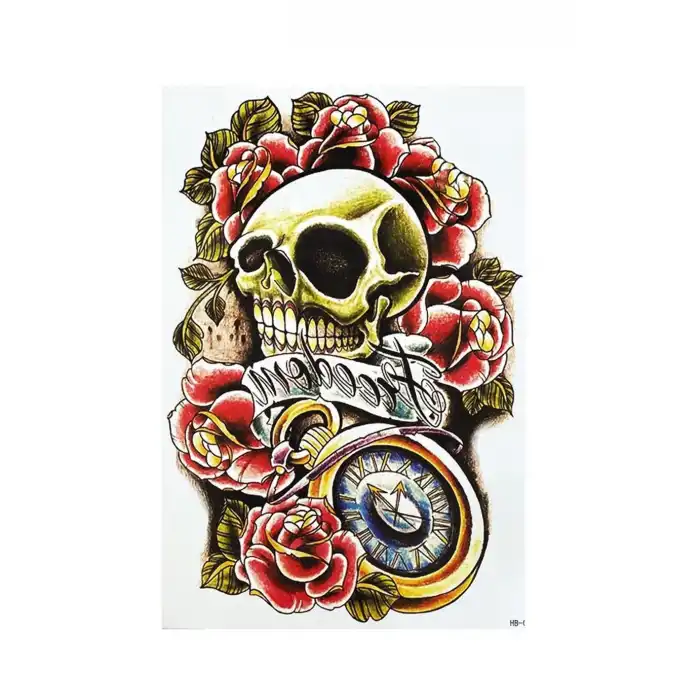 Kurukafa Geçici Dövme Tattoo