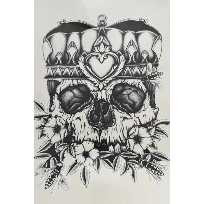 Kurukafa Geçici Dövme Tattoo