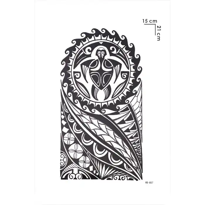 Maori Geçici Dövme Tattoo