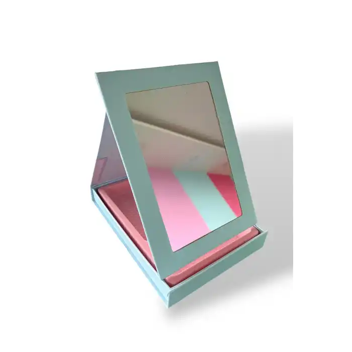 Mavi Renk Ayna Detaylı Takı Organizeri