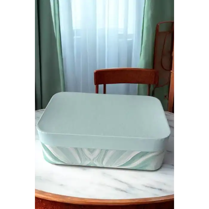 Mavi Renk Ayna Detaylı Takı Organizeri