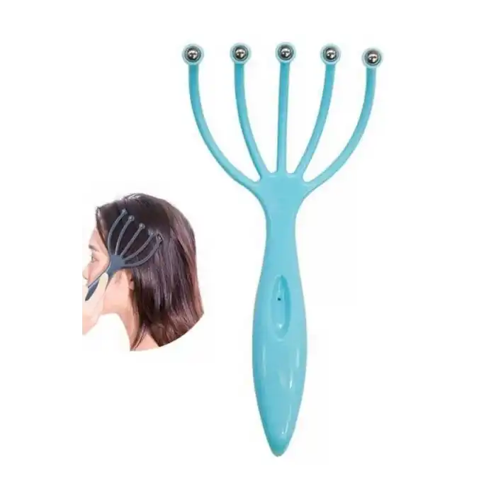 Mavi Renk Kafa Masaj Aleti
