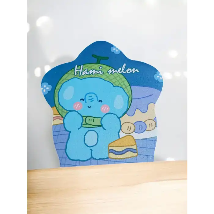 Mavi Renk Karışık Figürlü Masa Aynası