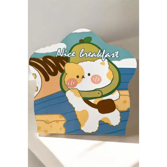 Mavi Renk Karışık Figürlü Masa Aynası