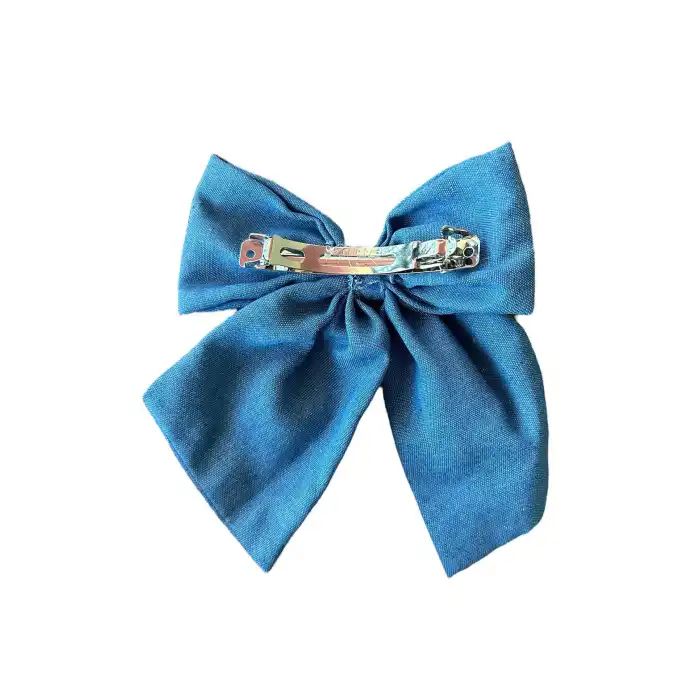 Mavi Renk Karışık Figürlü Taş Detaylı Otomat Toka