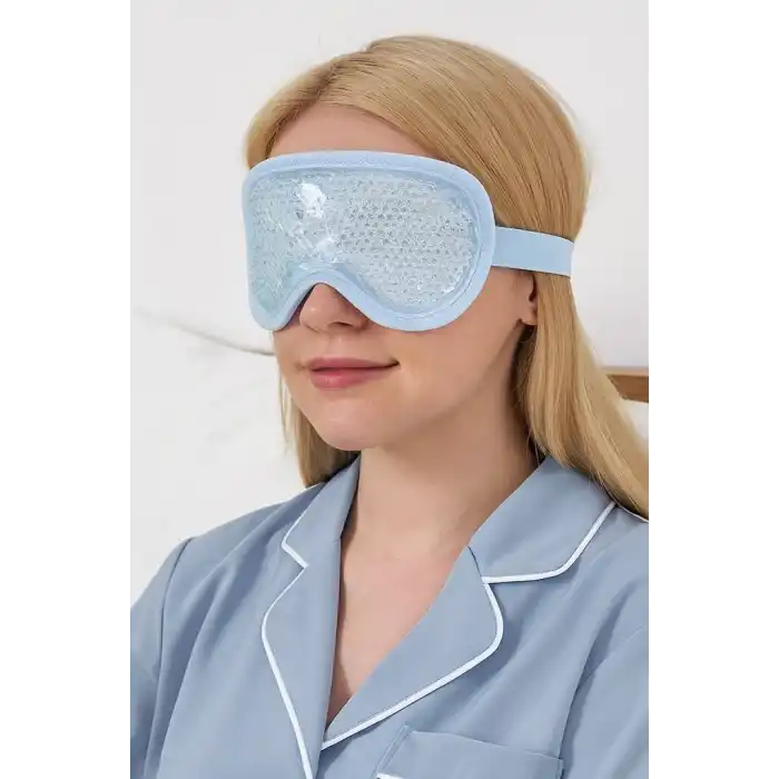 Mavi Renk Soğuk Kompres Jel Göz Altı Morlukları Azaltmaya Soğuk Sıcak Kompres Jel