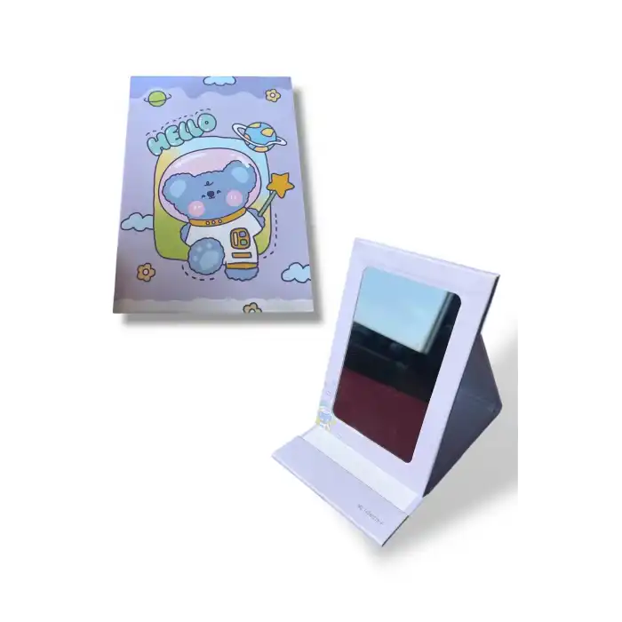 Mor Renk Karışık Figürlü Masa Aynası