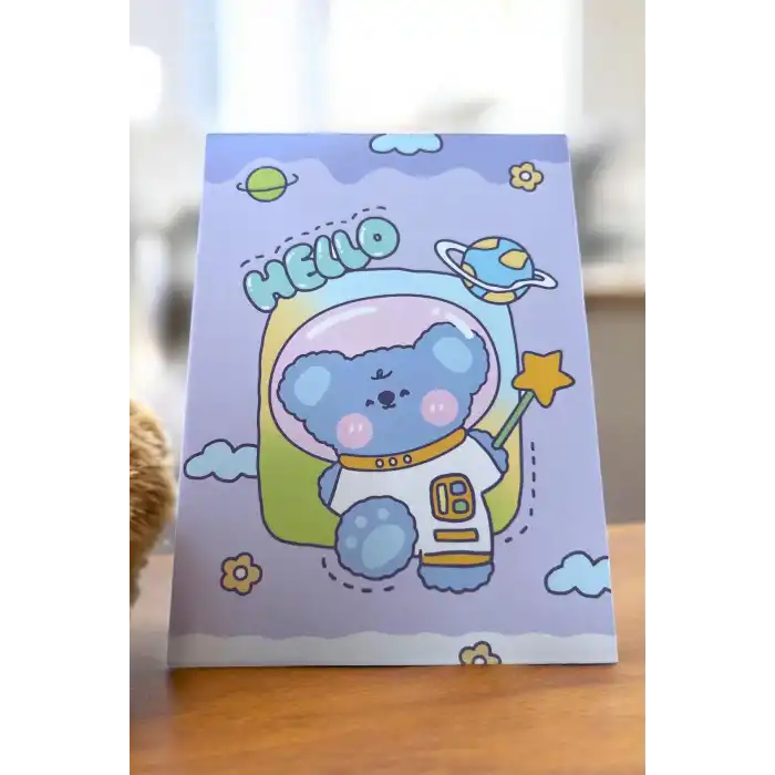 Mor Renk Karışık Figürlü Masa Aynası