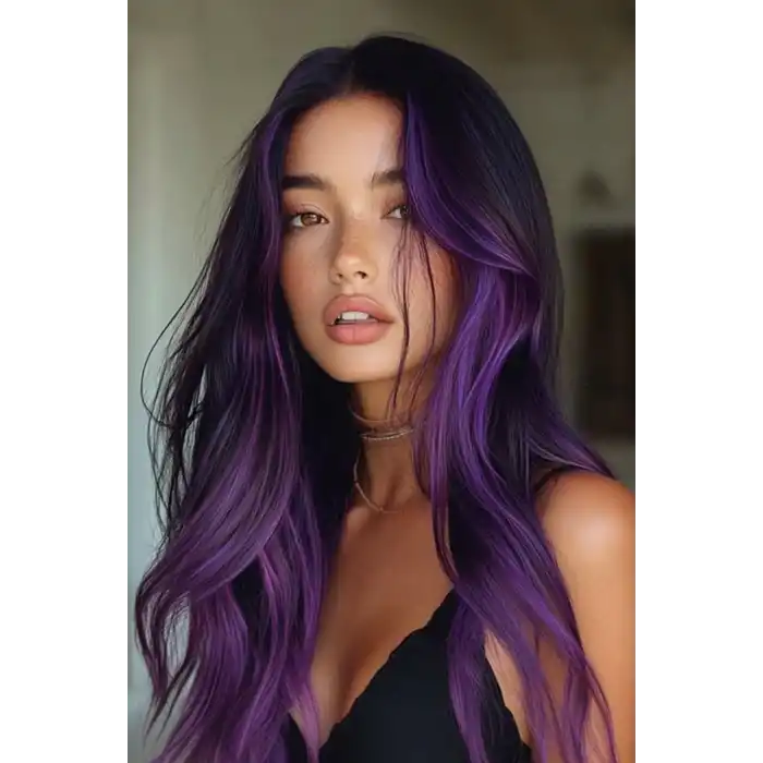 Mor Renk Saç Tebeşiri