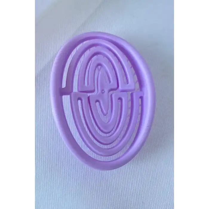 Mor Renk Taşınabilir Saç Tarama Fırçası/ Tarak