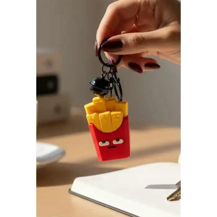 Patates Kızartması Figürlü Anahtarlık