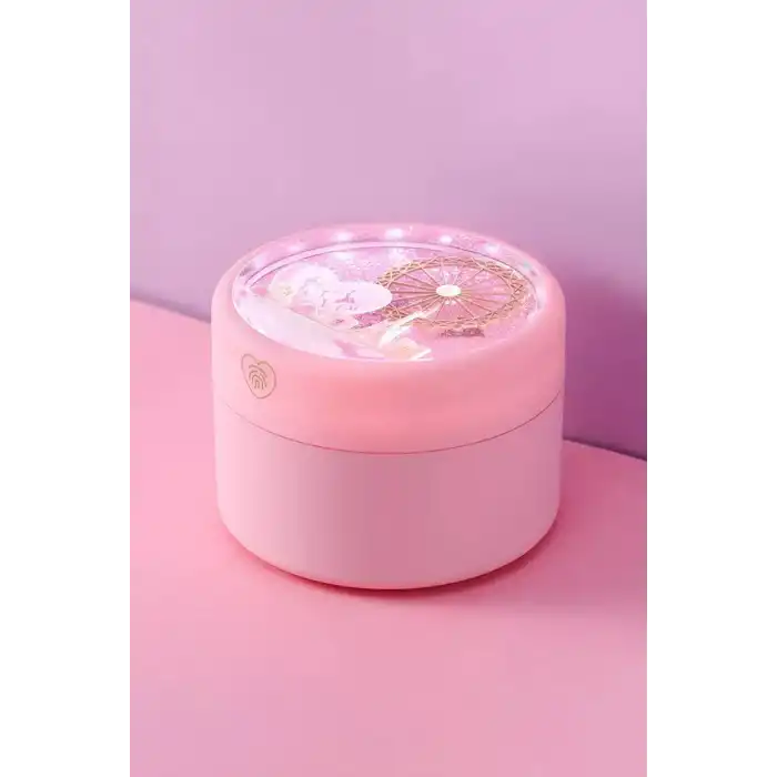 Pembe Renk Dokunmatik Işıklı Takı Organizeri