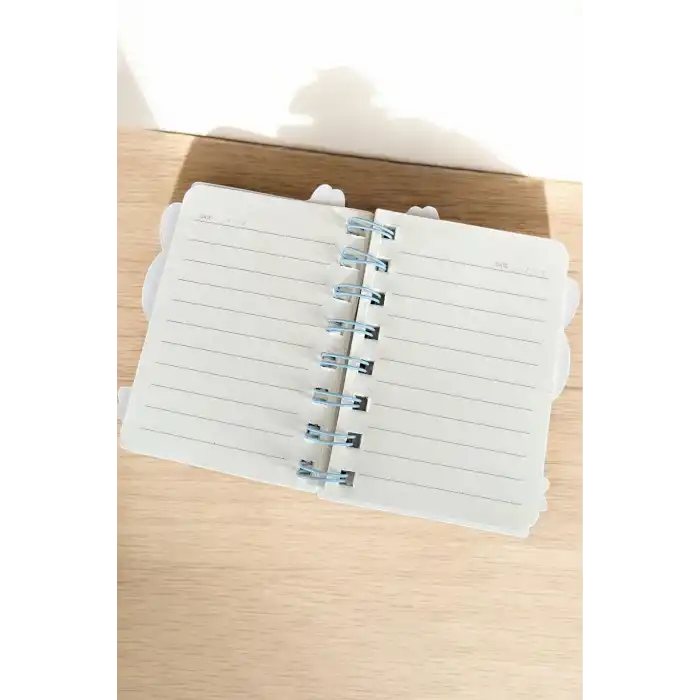 Pembe Renk Karışık Figürlü Not Defteri