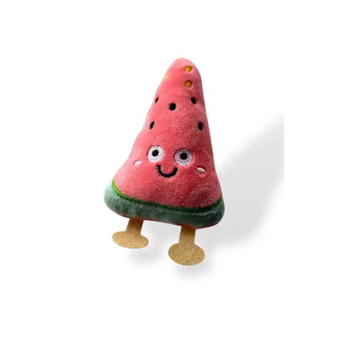 Pembe Renk Karpuz Figürlü Rozet / Toka