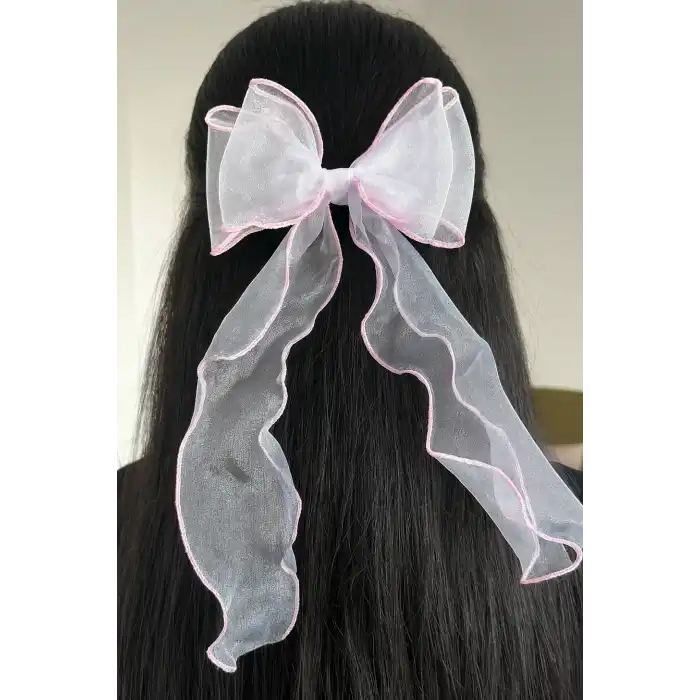 Pembe Renk Kurdele Figürlü Otomat Toka