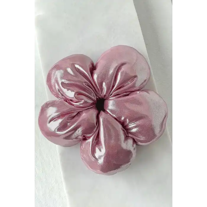 Pembe Renk Papatya Figürlü Simit Toka