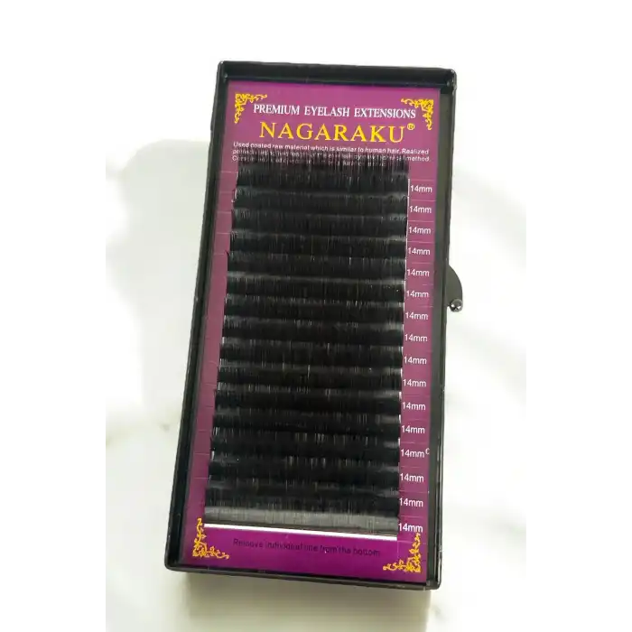 Saf İpek Kirpik 0.07 D Kıvrım 14 Mm