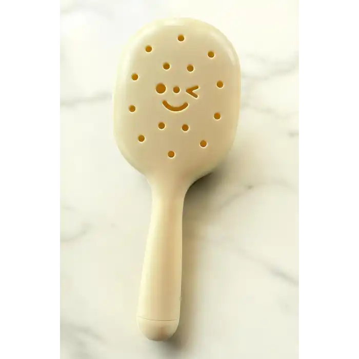 Sarı Renk Charm Takılabilen Saç Tarama Fırçası/ Tarak