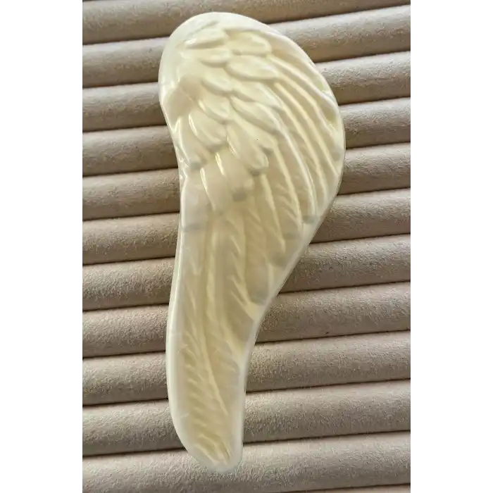 Sarı Renk Kanat Figürlü Saç Tarama Fırçası/ Tarak