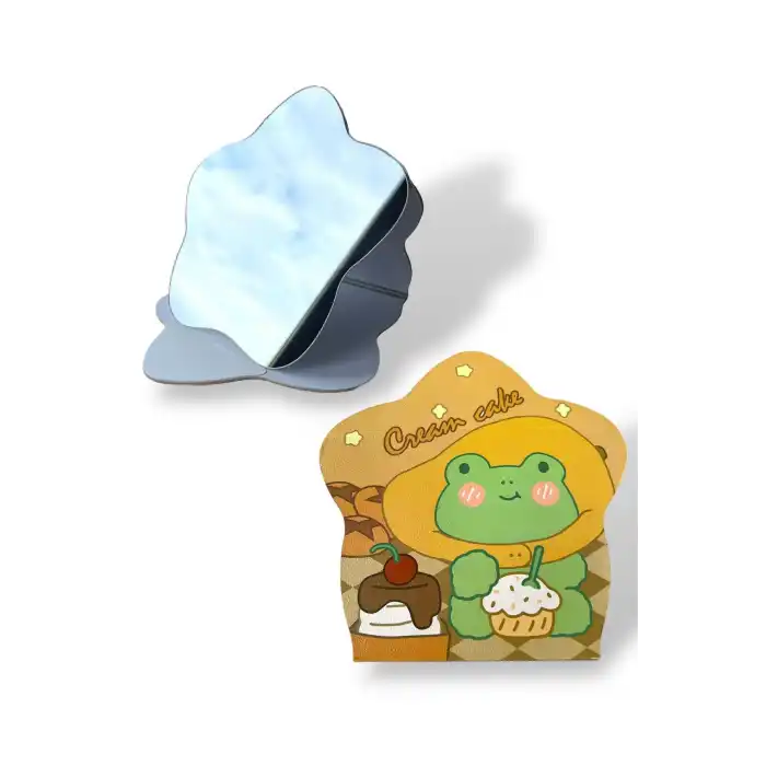 Sarı Renk Karışık Figürlü Masa Aynası