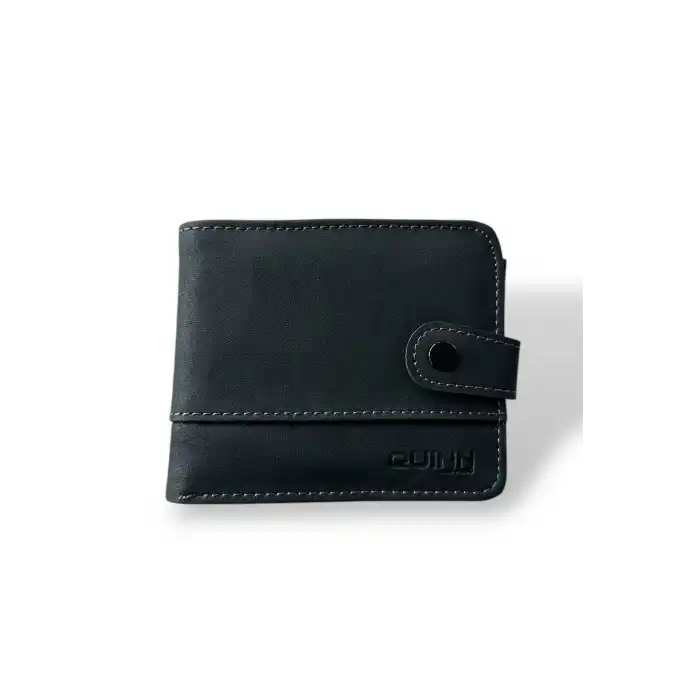Siyah Renk Deri Erkek Cüzdan/ Kartlık