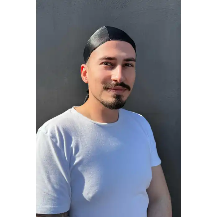 Siyah Renk Durag Bandana