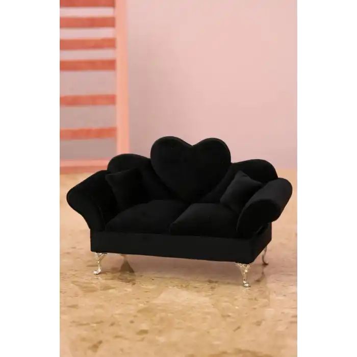 Siyah Renk Koltuk Figürlü Takı Organizeri