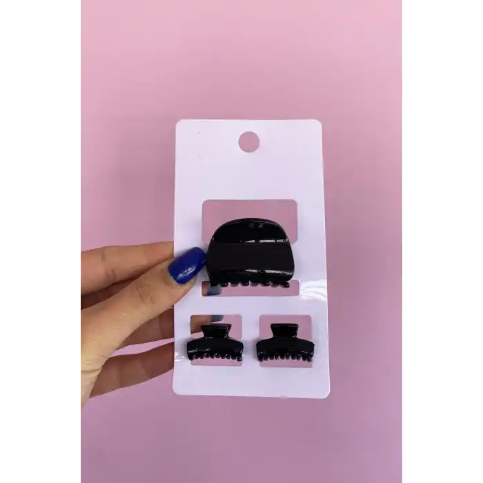 Siyah Renk Mandal Toka Set