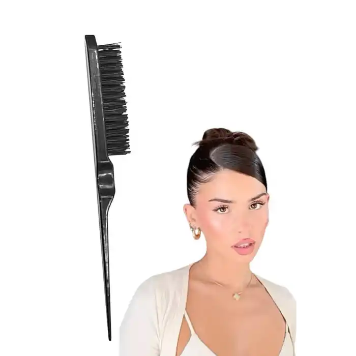 Siyah Renk Topuz Fırçası