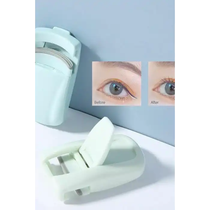 Su Yeşil Renk Kirpik Kıvırıcı/ Kirpik Kıvırma Aparatı