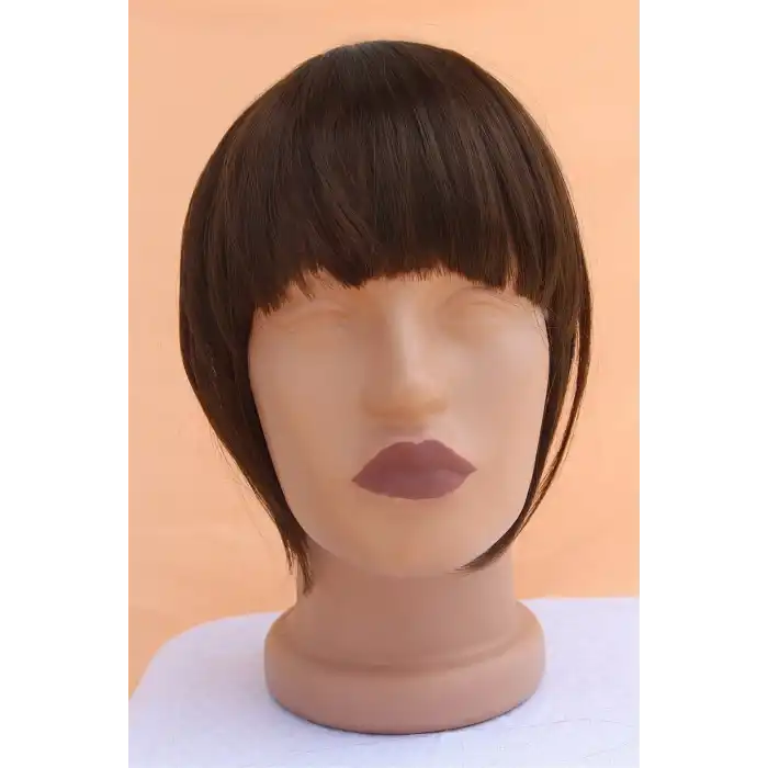 Takma Kahkül - Koyu Kahve Bronze Balyaj - M2/30# - Uzun Kenarlı