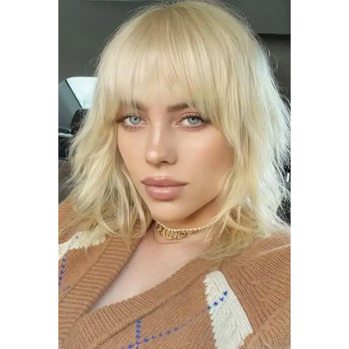 Takma Kahkül - Parlak Sarı - 613C #- Uzun Kenarlı