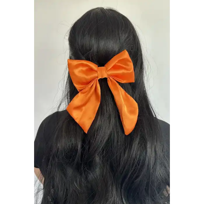 Turuncu Renk Kurdele Figürlü Otomat Toka