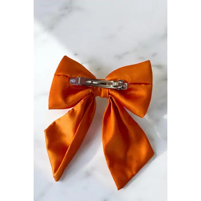 Turuncu Renk Kurdele Figürlü Otomat Toka