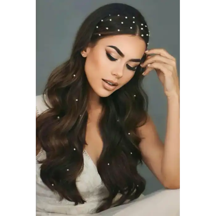 Vücut, Saç Ve Yüz Taşı/ Yapışkanlı İncili Yüz Sticker