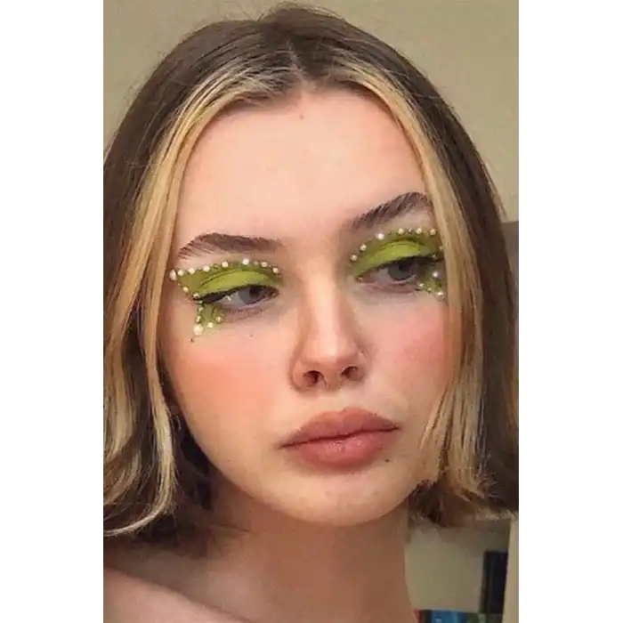 Vücut, Saç Ve Yüz Taşı/ Yapışkanlı İncili Yüz Sticker