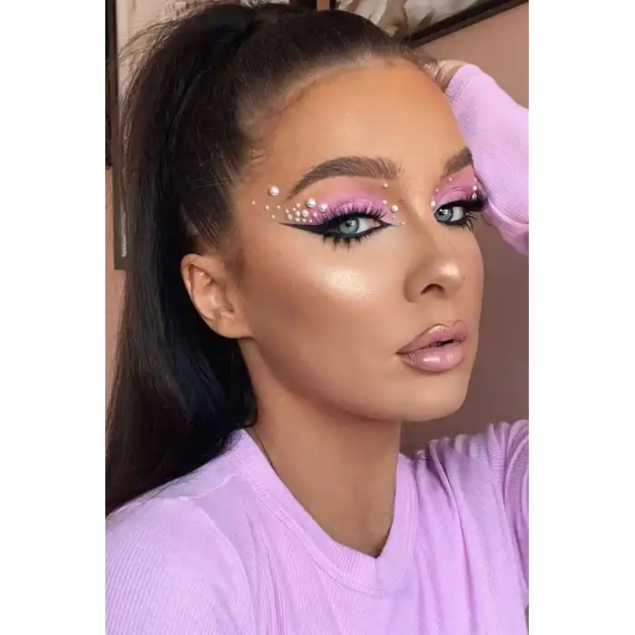 Vücut, Saç Ve Yüz Taşı/ Yapışkanlı İncili Yüz Sticker