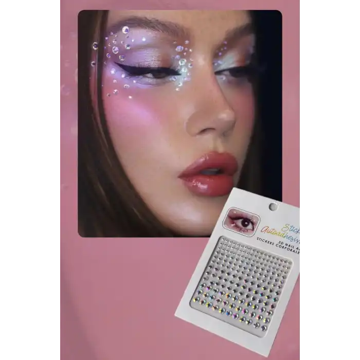 Vücut Ve Yüz Taşı/ Hologram Taşlı Sticker