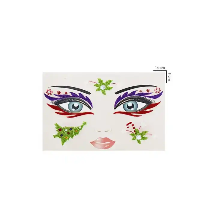 Yapışkanlı Yüz Dövme Tattoo