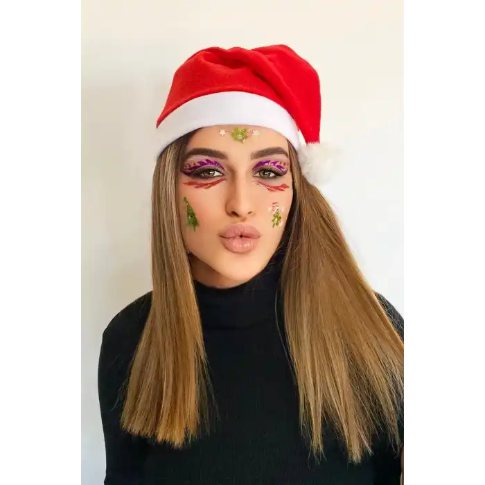 Yapışkanlı Yüz Dövme Tattoo