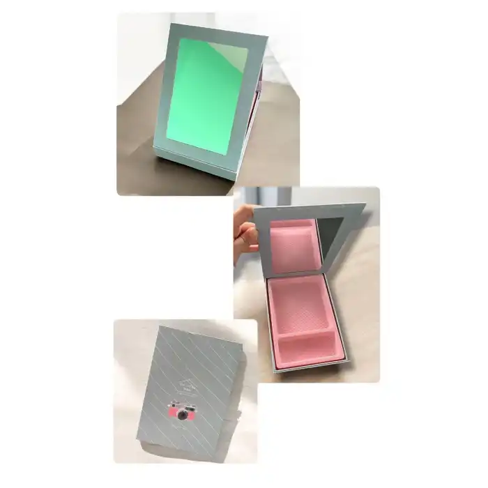 Yeşil Renk Ayna Detaylı Takı Organizeri